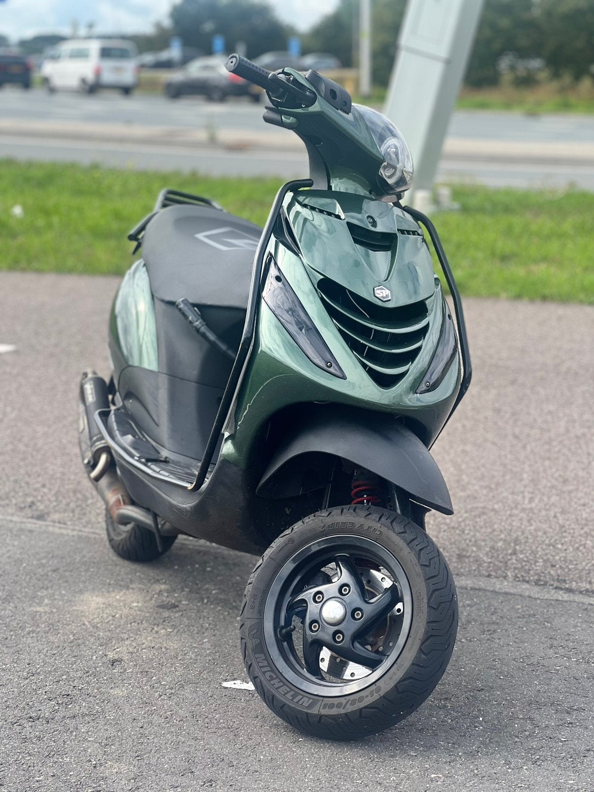 Zip 70cc full option sp vork te ruil/ te koop, Ophalen, Zo goed als nieuw, Tweetakt, Zip