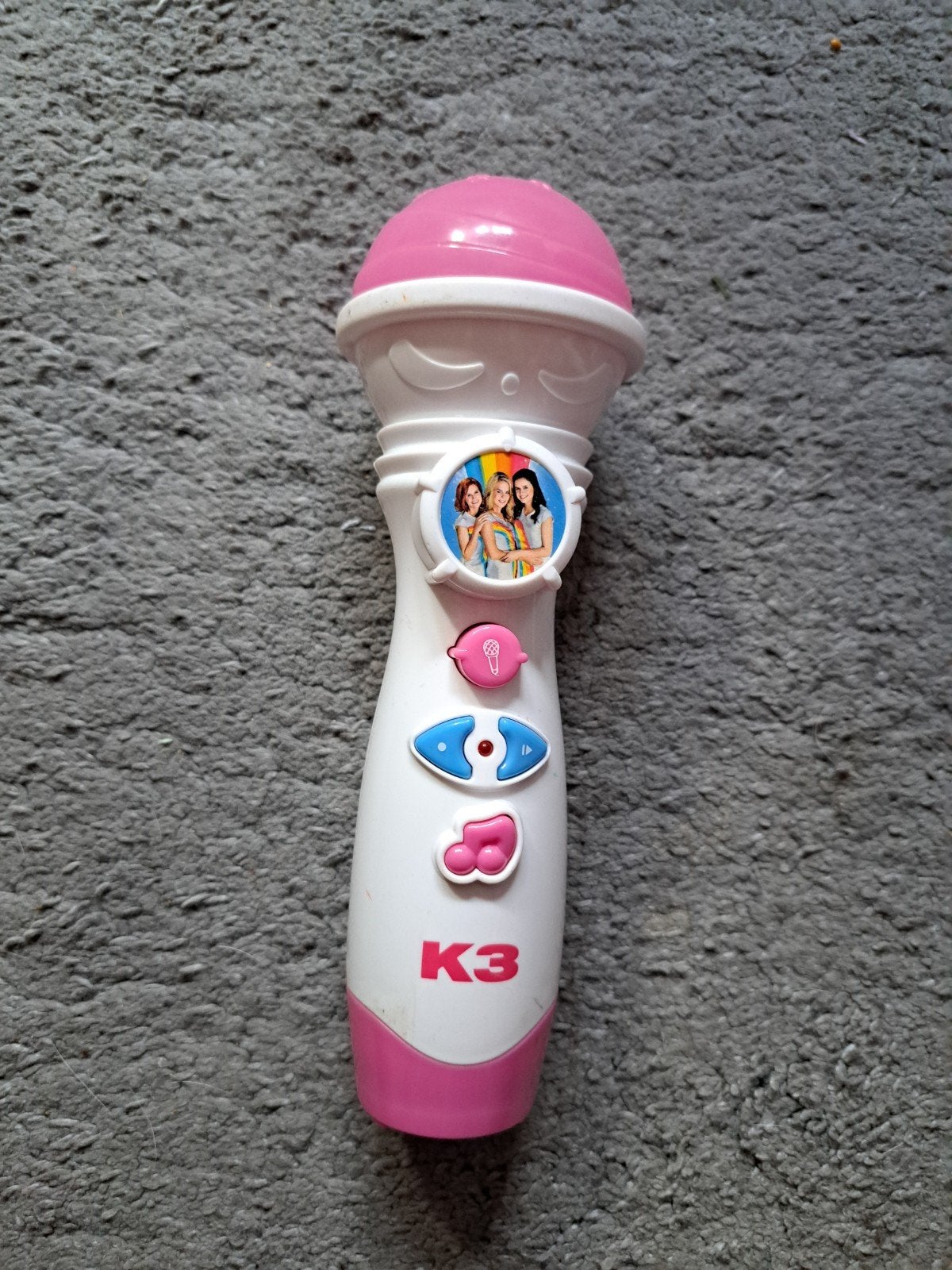 K3 Microfoon met licht en geluid, Ophalen of Verzenden, Gebruikt, Jongen of Meisje