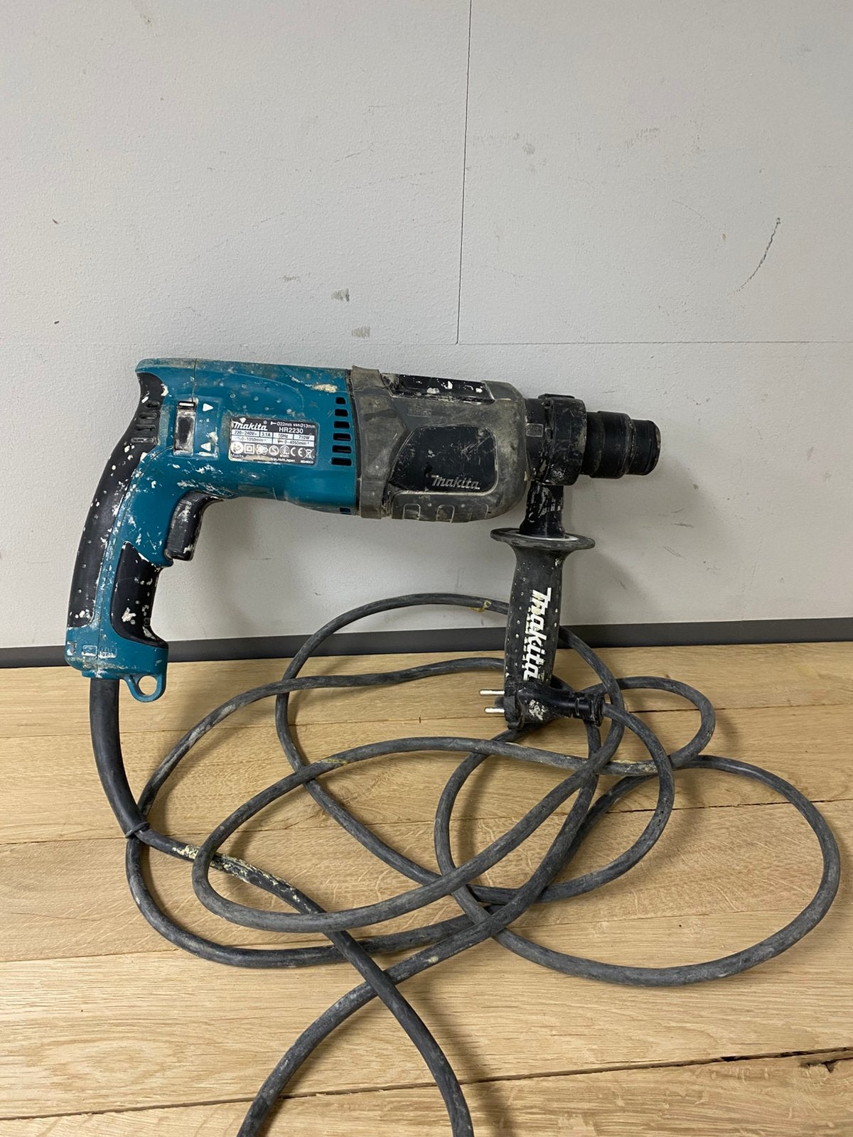 Makita klopboormachine, Ophalen of Verzenden, Gebruikt, Boor- en/of Breekhamer