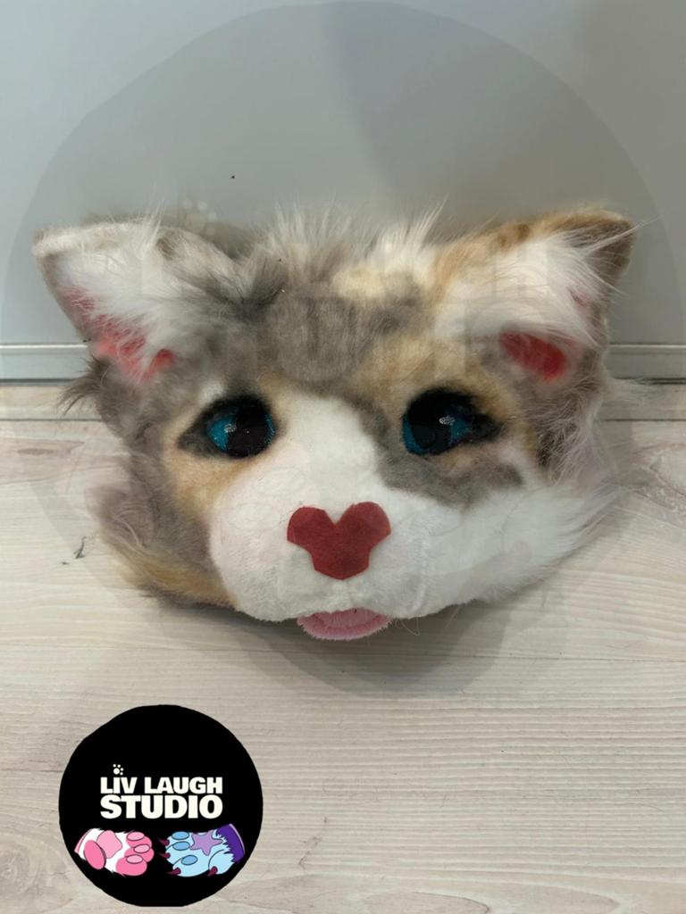 Katten masker therian otherpaw WATERPROOF, Ophalen of Verzenden, Zo goed als nieuw