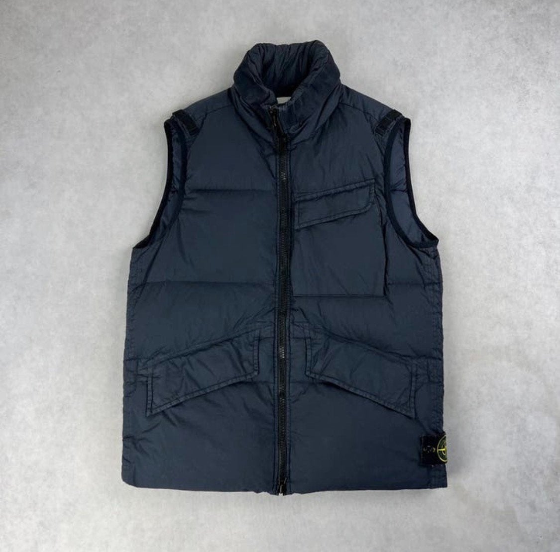 Stone Island Crinkle Reps NY Down Puffer Gilet, Kleding | Heren, Bodywarmers, Ophalen of Verzenden, Zo goed als nieuw, Maat 46 (S) of kleiner