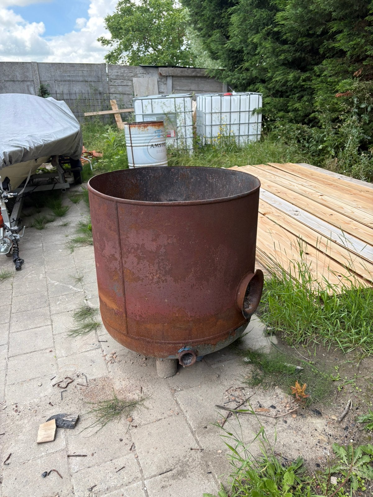 Vuurton, Tuin en Terras, Tuinhaarden, Ophalen, Zo goed als nieuw