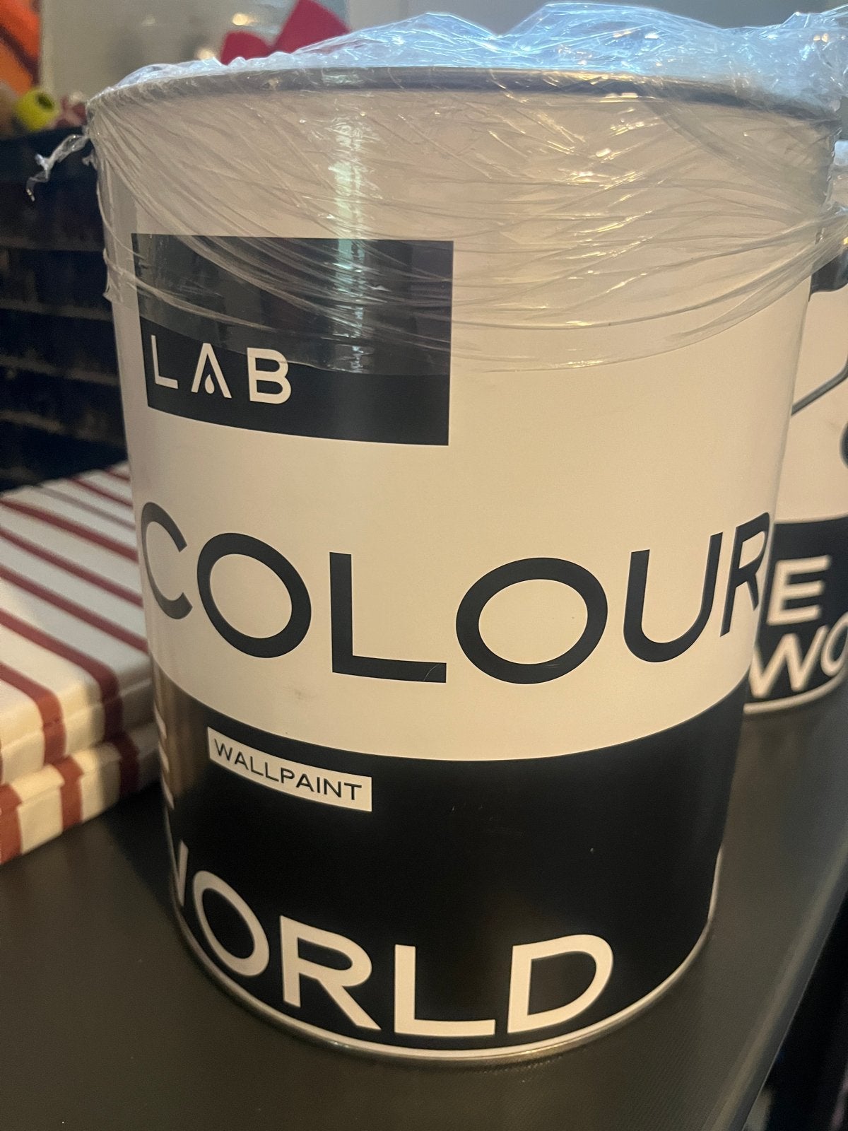 LAB Wallpaint Frosted Sand - 5L - 2 dichte blikken, Ophalen, Beige, Nieuw, Verf