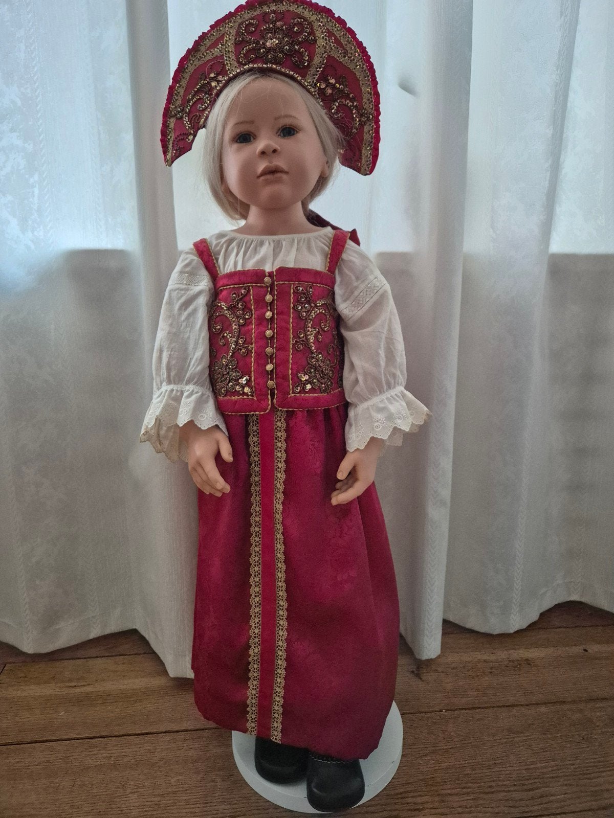 Unieke pop, Natenka, met certificaat van Heidi Plusczok, Ophalen, Nieuw, Pop