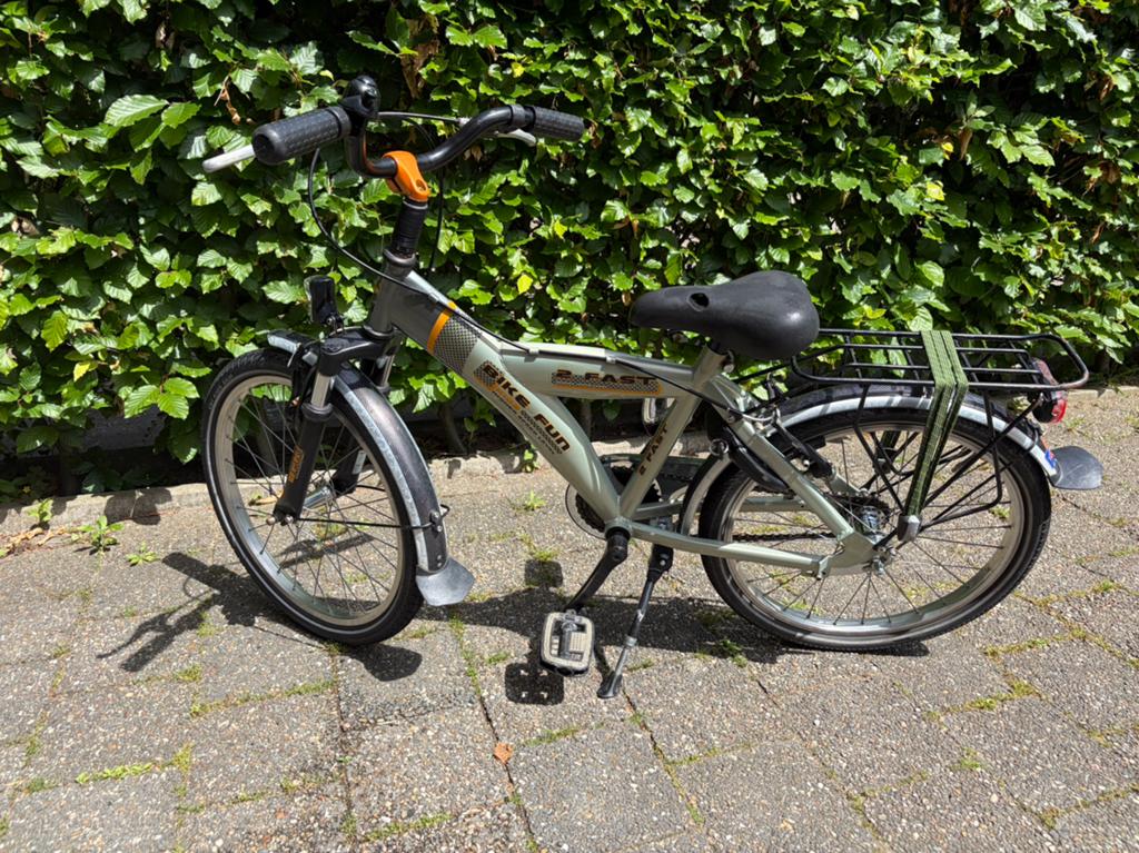 Jongens fiets 20 inch, Verzenden, Gebruikt, Terugtraprem, 20 inch
