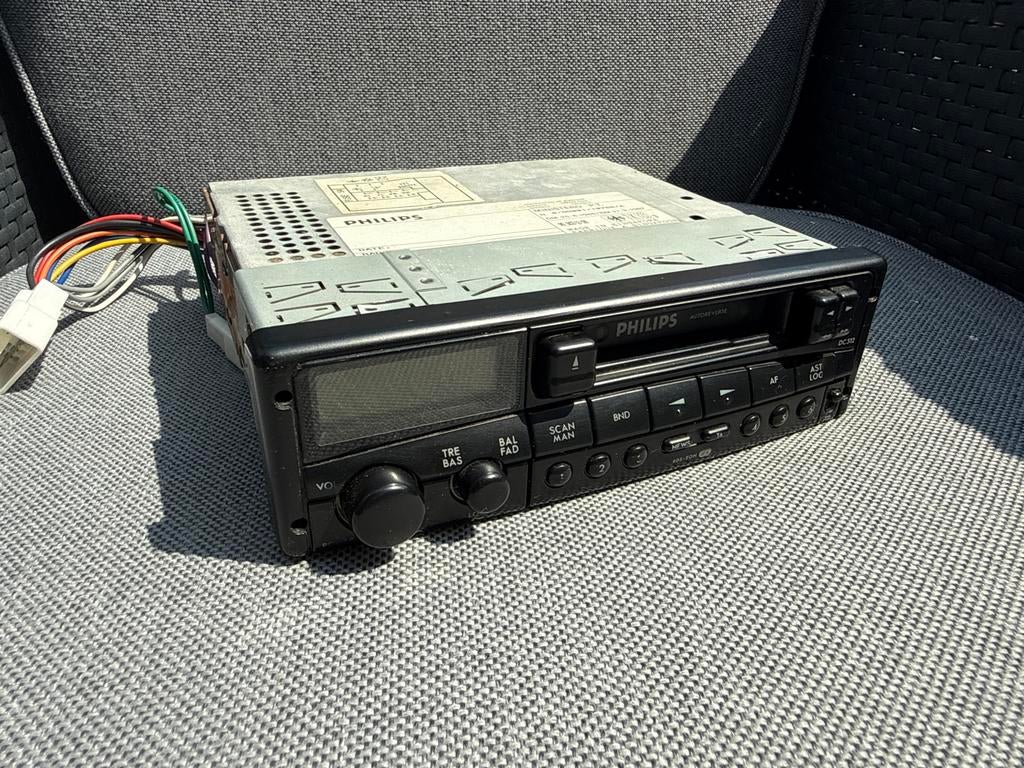 Philips Autoradio Cassettespeler Youngtimer Uitneembaar Pane, Ophalen of Verzenden, Gebruikt
