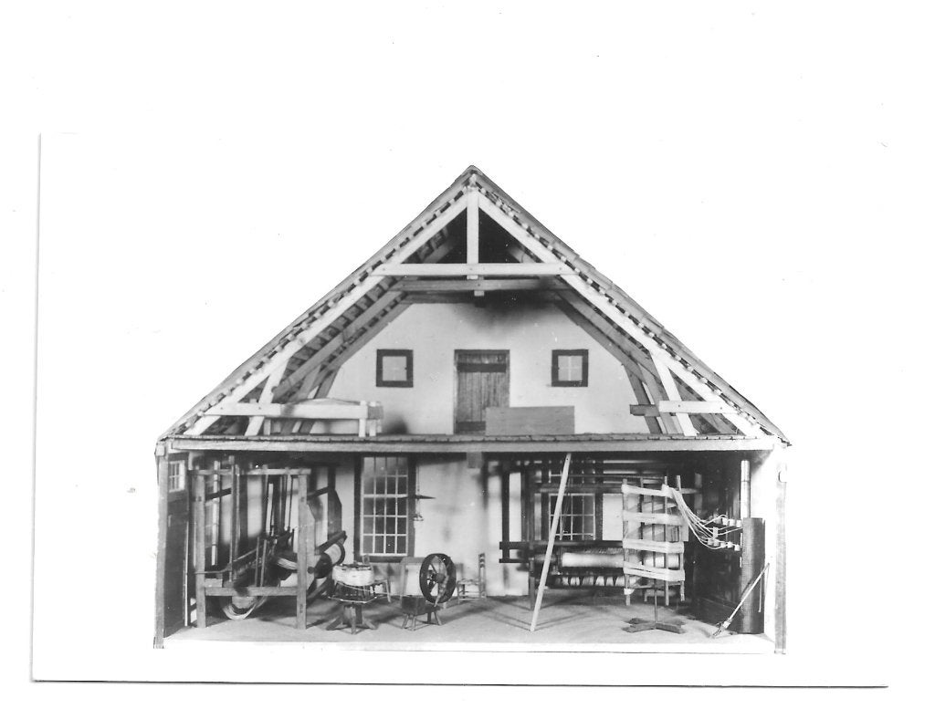 AK Tilburg - Maquette Brabants Wevershuis, Textielmuseum, Verzenden, 1960 tot 1980, Ongelopen, Noord-Brabant