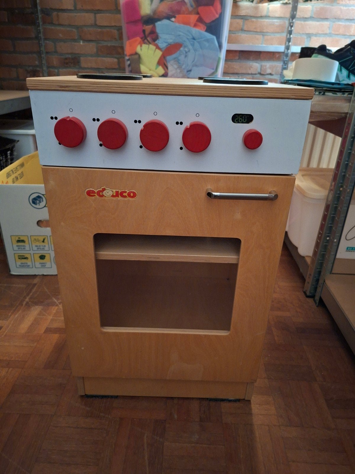 Educo Houten Speelkeuken / Keukenblokje voor Kinderen, Ophalen, Gebruikt, Ontdekken