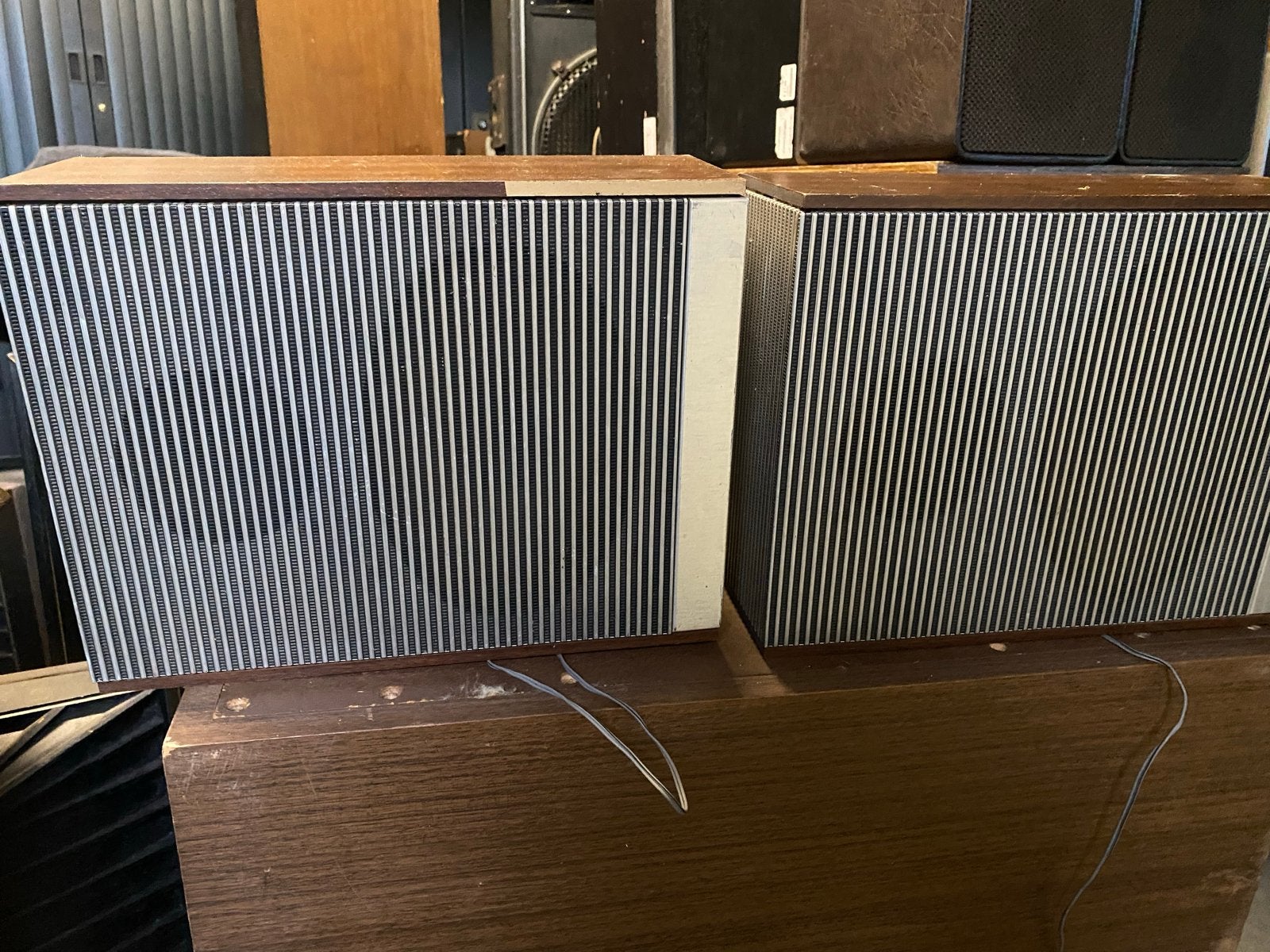 Vintage Philips 5 Ohm Luidsprekers, Ophalen of Verzenden, Gebruikt, Stereo speakers, Philips