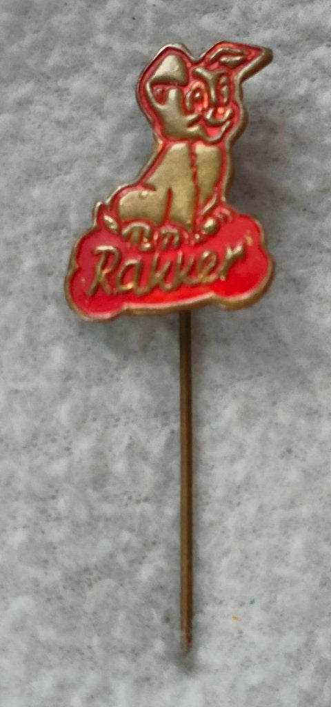 Speldje Rakker, Ophalen of Verzenden, Zo goed als nieuw, Dier of Natuur, Speldje of Pin