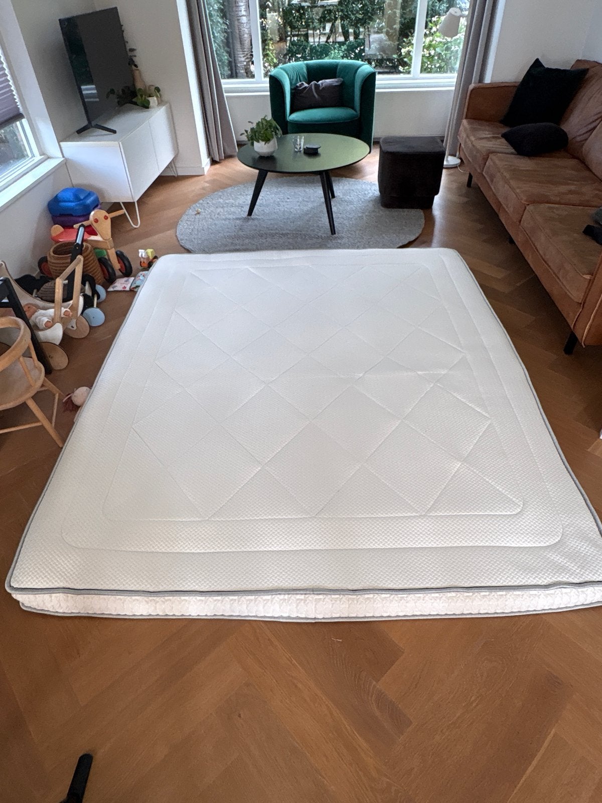 Swiss Sense AeroMax topper 180x220, Ophalen, Gebruikt, Tweepersoons, Matras