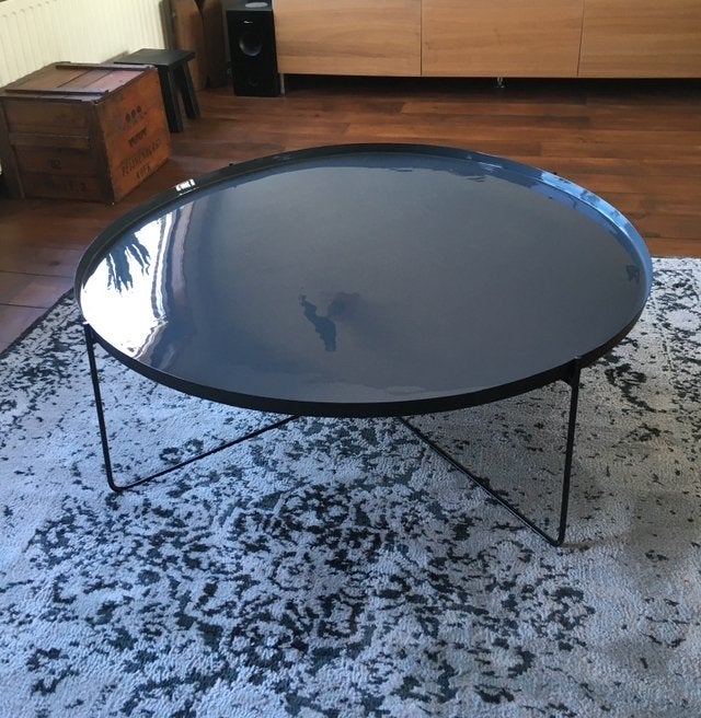 Stijlvol Kleed 160x230 cm - Grijs/Wit Patroon, Ophalen, 150 tot 200 cm, 200 cm of meer, Zo goed als nieuw