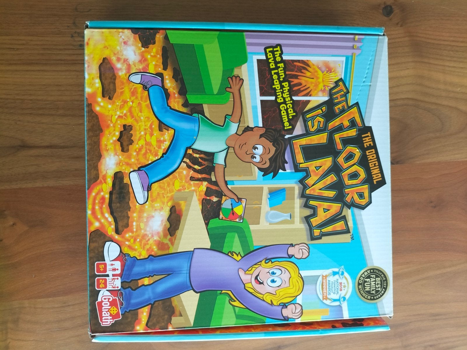 The Floor is Lava! - Het originele fysieke spel, Een of twee spelers, Ophalen of Verzenden, Gebruikt, Goliath