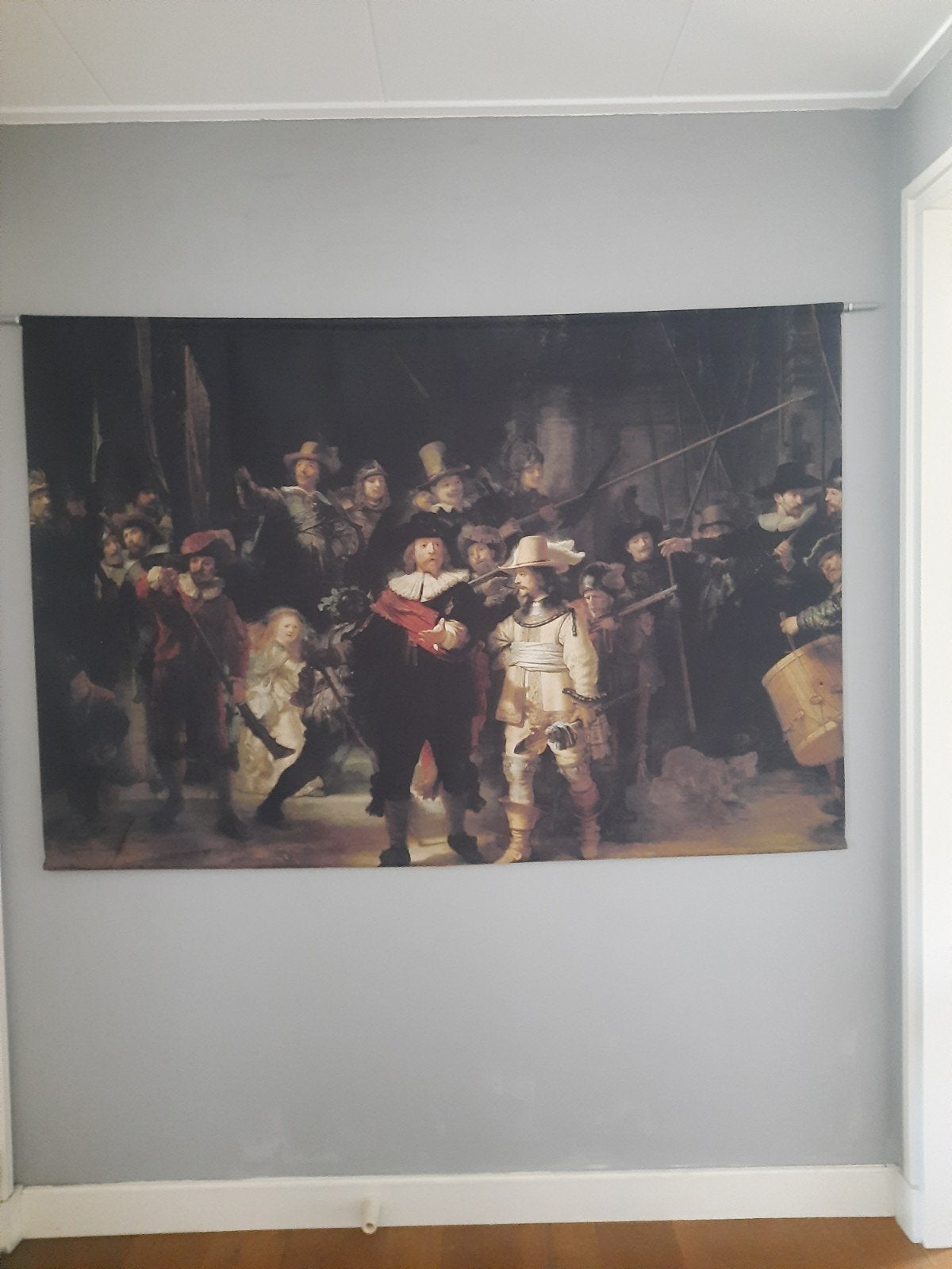 De Nachtwacht - Rembrandt van Rijn (Wandkleed), Antiek en Kunst, Kunst | Schilderijen | Klassiek, Ophalen
