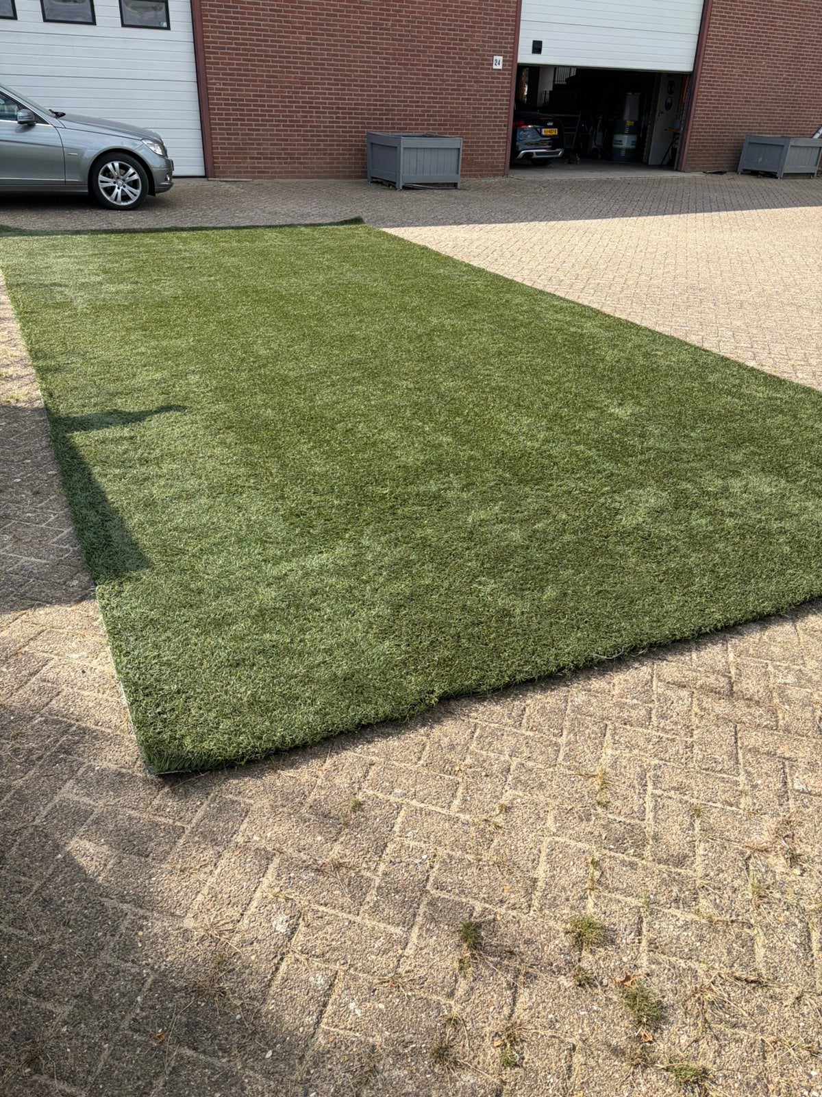 Kunstgras 4m x 10m ,50mm hoog,€400,heel mooi,zgan, Ophalen, Zo goed als nieuw, 20 m² of meer