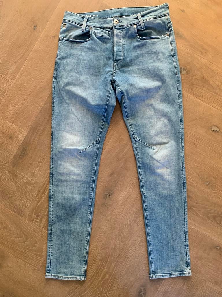 G-star jeans D-STAQ 5-pocket 32/34, Ophalen of Verzenden, Zo goed als nieuw, Blauw, W32 (confectie 46) of kleiner