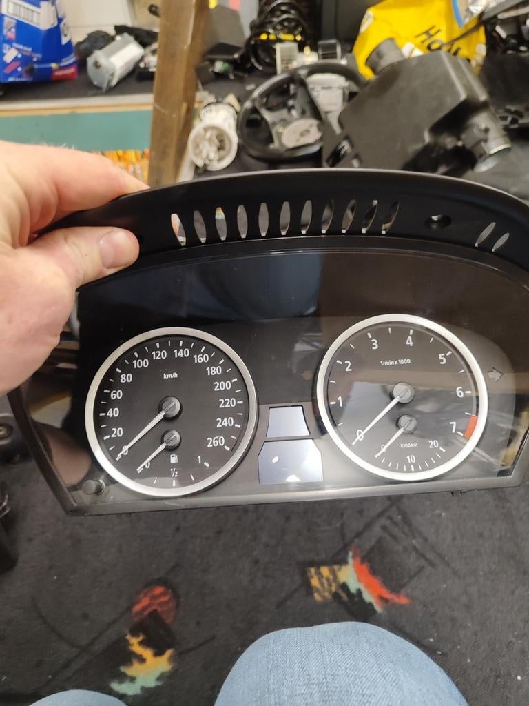 Tellerklok tacho kilometerteller bmw E60 525i 523i n52 hand, Ophalen of Verzenden, BMW