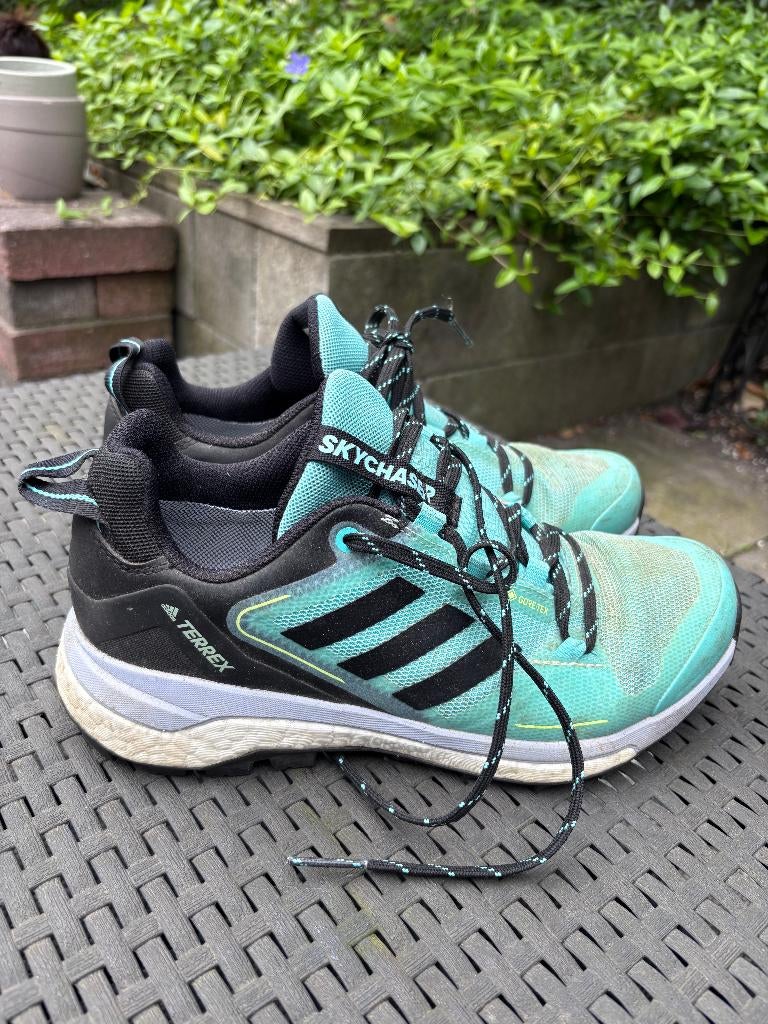 Adidas Terrex skychaser, maat 38 2/3, Sneakers of Gympen, Gedragen, Verzenden, Blauw