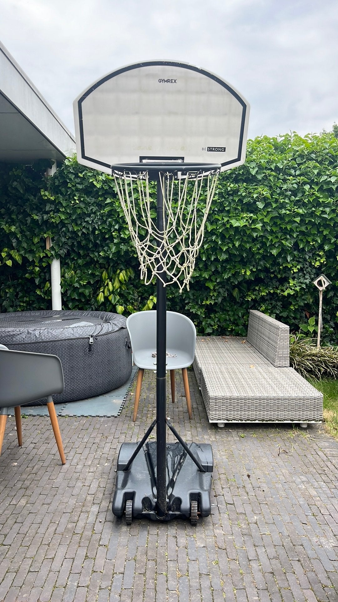 Basketbal target, Sport en Fitness, Ophalen of Verzenden, Gebruikt, Ring, Bord of Paal