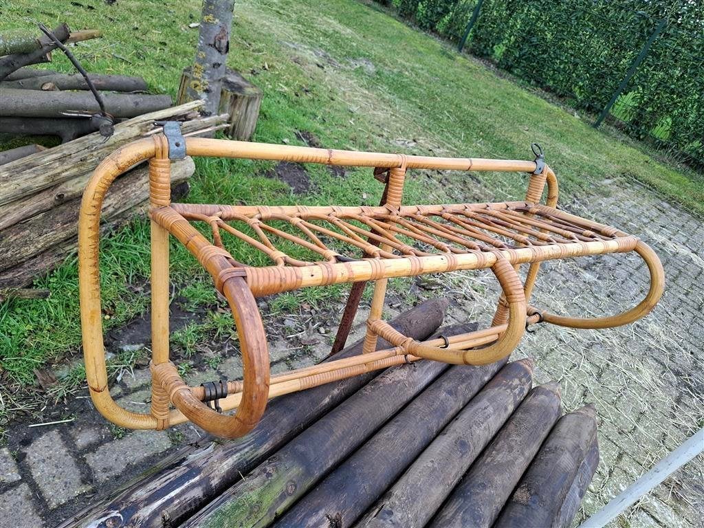 Wandkapstok '60s ( rotan ) Retro/Vintage/Design, Wandkapstok, Gebruikt, Ophalen of Verzenden, Minder dan 100 cm