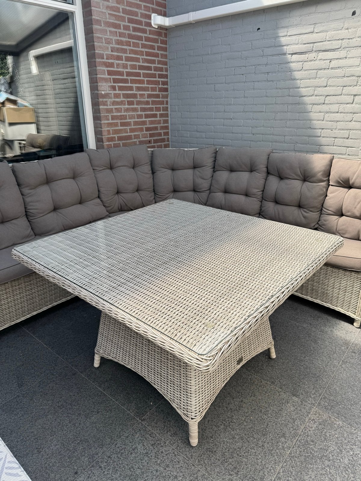 Bois le Duc Loungeset met Tafel - Zo goed als nieuw, Ophalen, Meer dan 8 zitplaatsen, Zo goed als nieuw, Loungeset