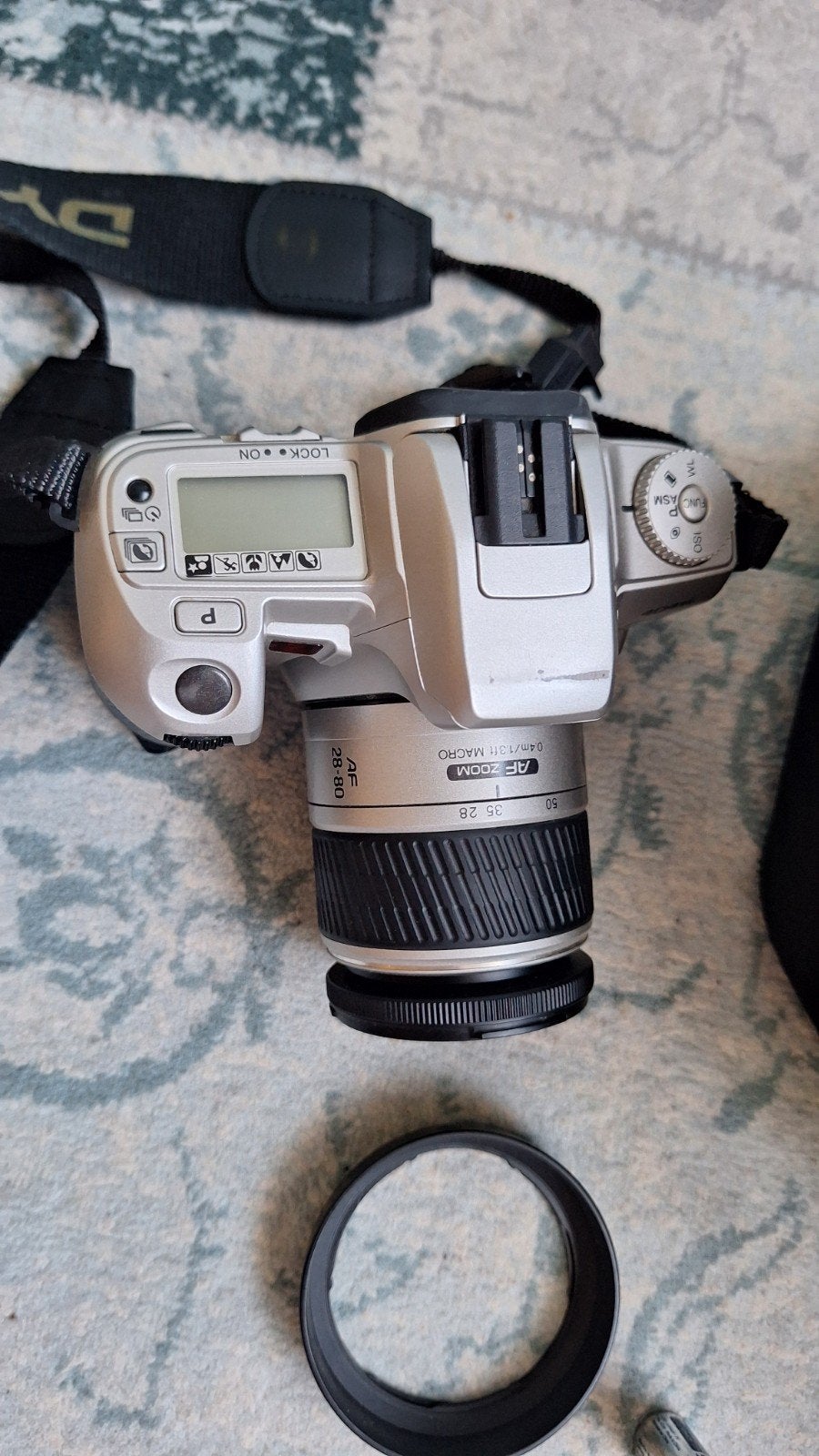 Minolta Dynax 500si spiegelreflexcamera met accessoires, Ophalen of Verzenden, Gebruikt, Spiegelreflex, Minolta