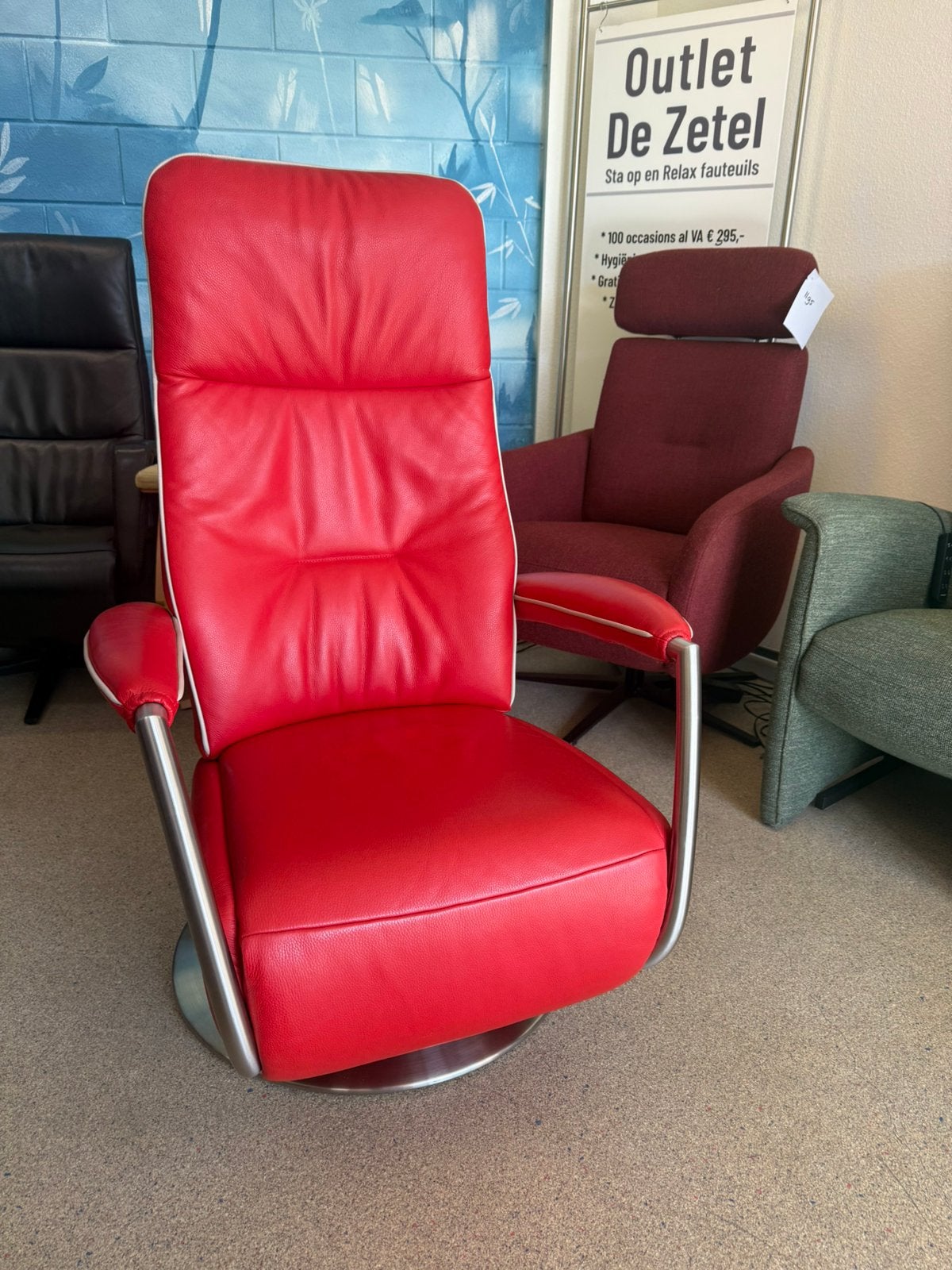 De toekomst sta op stoel relax fauteuil gratis bezorging, Ophalen of Verzenden, Zo goed als nieuw, Leer, Ruim 100 modellen in alle kleuren en maten