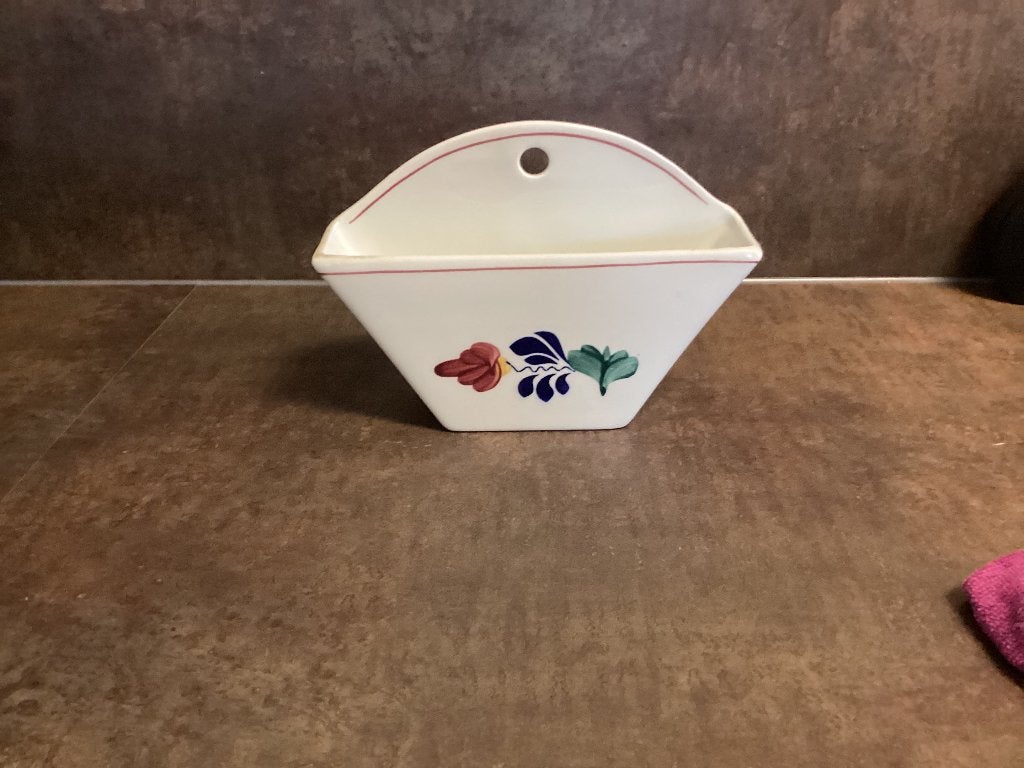 Boerenbond filterhouder - Vintage keukenaccessoire, Ophalen, Steen/keramiek, Meerkleurig, Overige merken