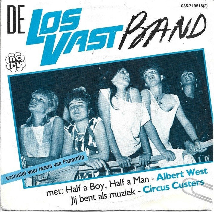 De Los Vast Band - Half a Boy, Half a Man / Jij bent als muz, Gebruikt, 7 inch, Overige typen, Nederlandstalig