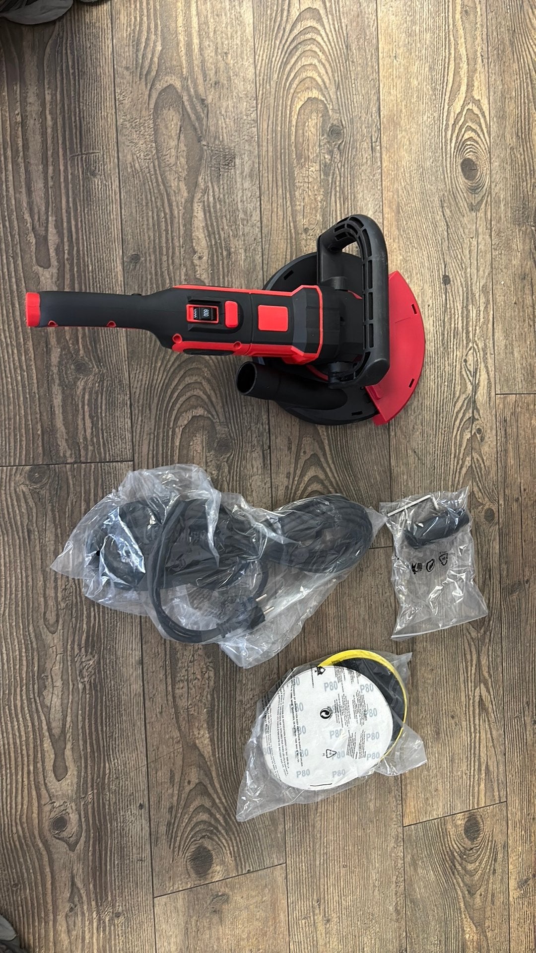 Nieuwe Schuurmachine met Zuigfunctie – Nieuw in Verpakking, Ophalen of Verzenden, Zo goed als nieuw