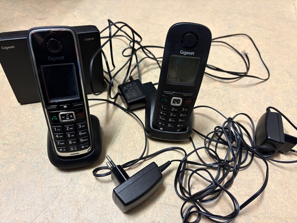 Gigaset C530 IP telefoonset – 2 handsets + basisstation, Verzenden, Gebruikt, 2 handsets