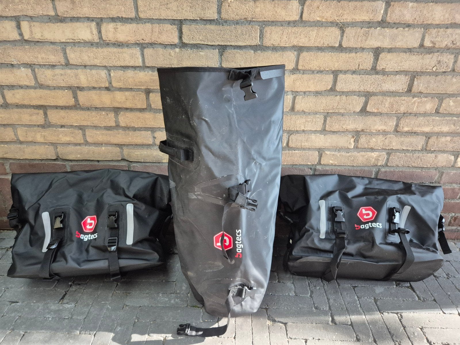 Bagtecs waterdichte motortassen., Motoren, Ophalen of Verzenden, Gebruikt