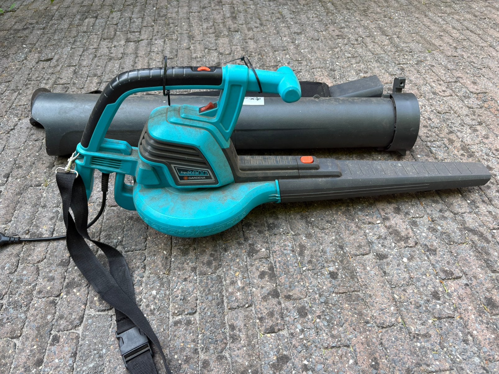 Gardena bladblazer, Gebruikt, Ophalen of Verzenden, Elektrisch, Met opvangzak