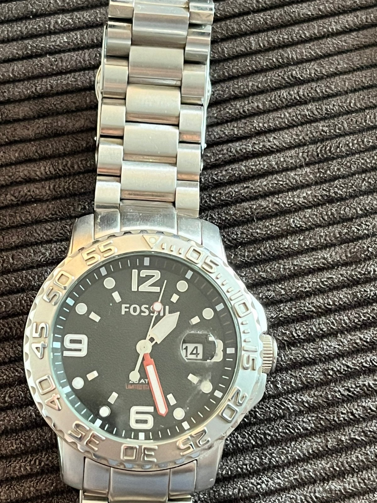 Fossil Enduro Horloge - Limited Edition, Overige merken, Staal, Polshorloge, Ophalen of Verzenden