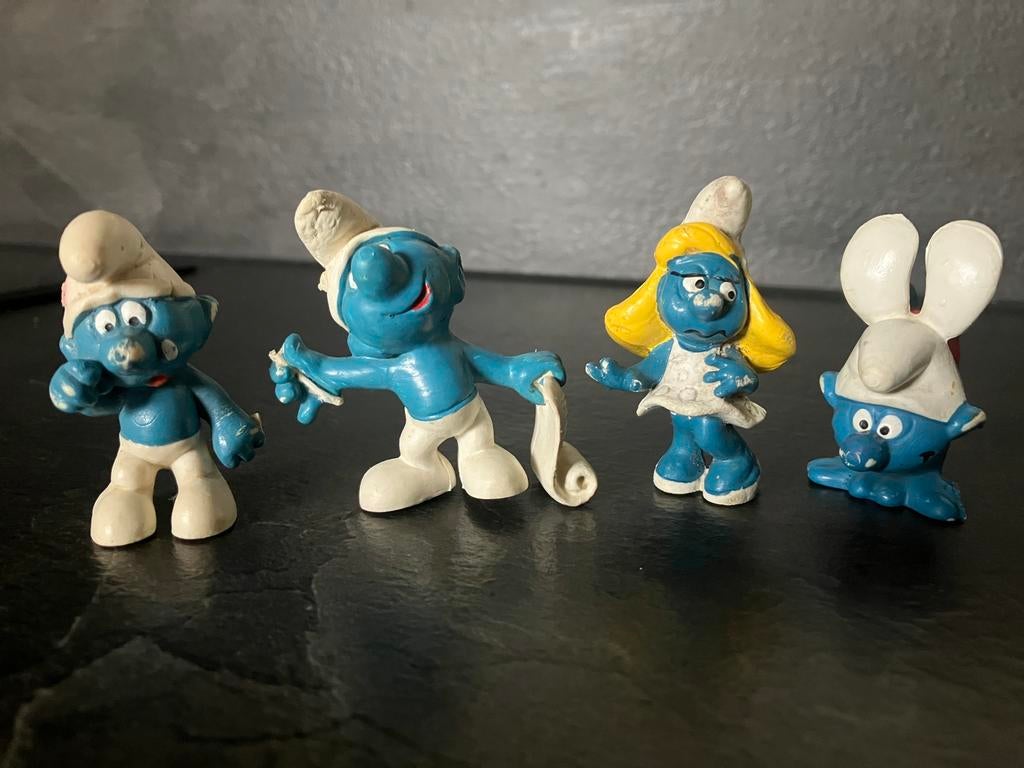 Oude smurfen, Ophalen of Verzenden, Gebruikt, Verschillende Smurfen