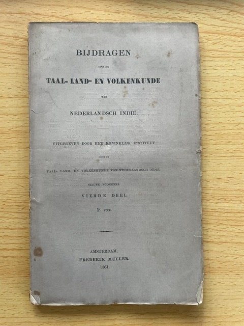 Bijdragen tot de Taal-, Land- en Volkenkunde van Ned-Indië 8, Boeken, Ophalen of Verzenden, Gelezen, Diverse auteurs