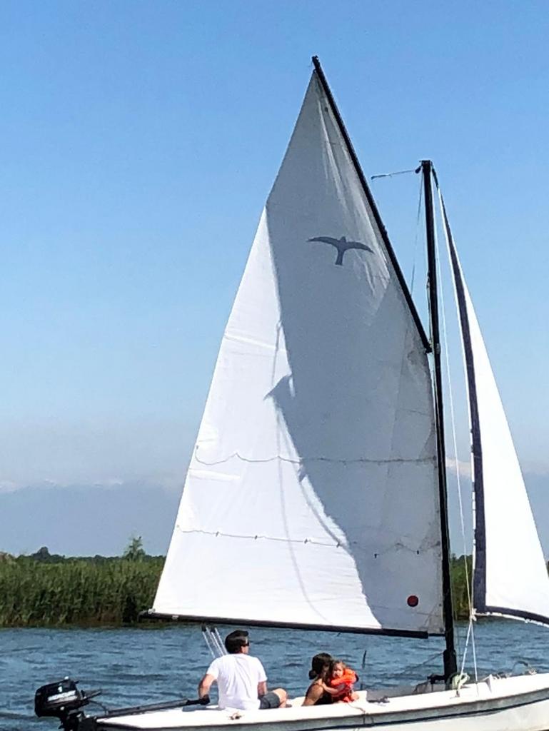Nette Polyvalk met goede zeilen en rolfok, Ophalen, Gebruikt, Polyvalk, 3 tot 6 meter