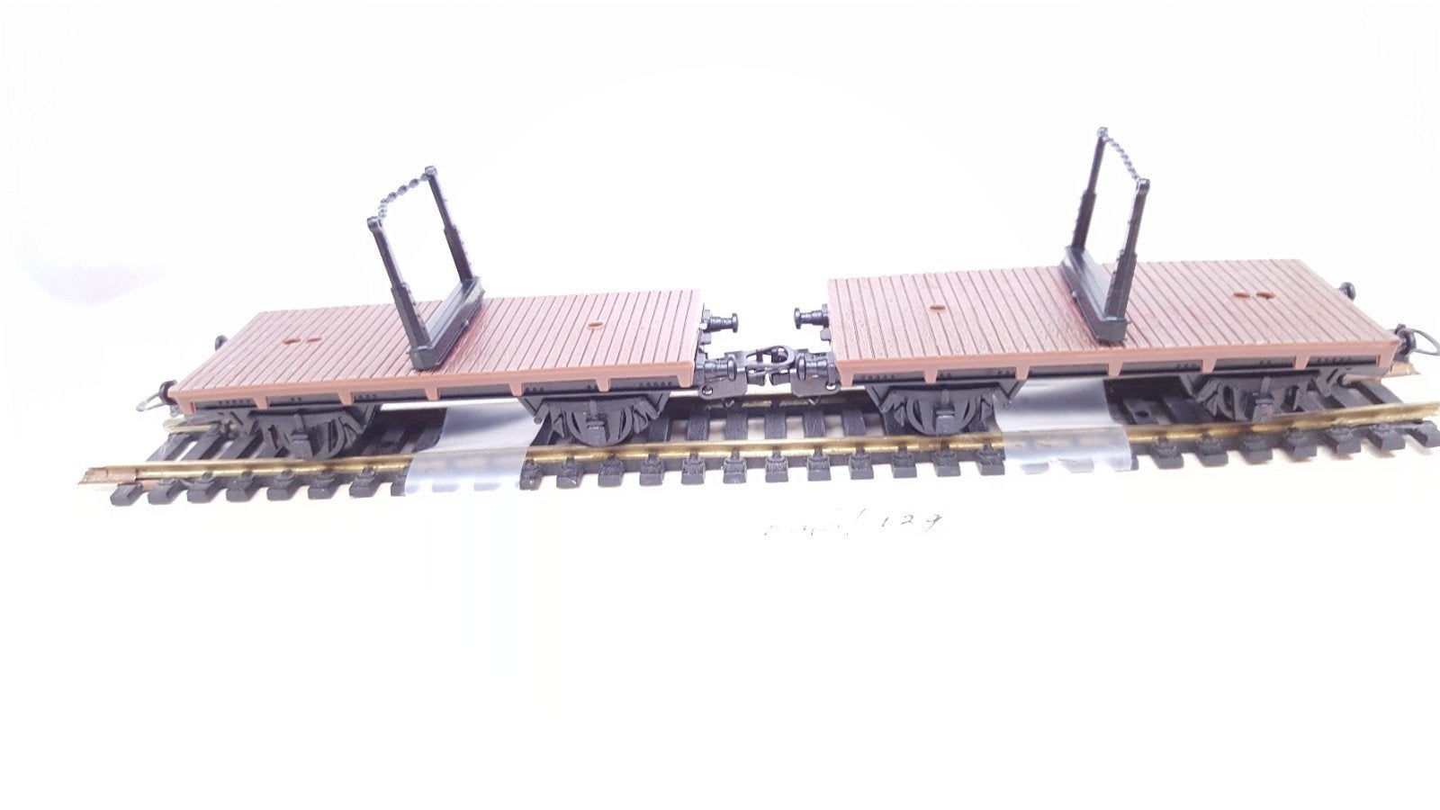 Lima HO 2014 FS houttransporteur  schamel wagen 2 stuks 1964, Hobby en Vrije tijd, Modeltreinen | H0, Gelijkstroom, Wagon, Ophalen of Verzenden