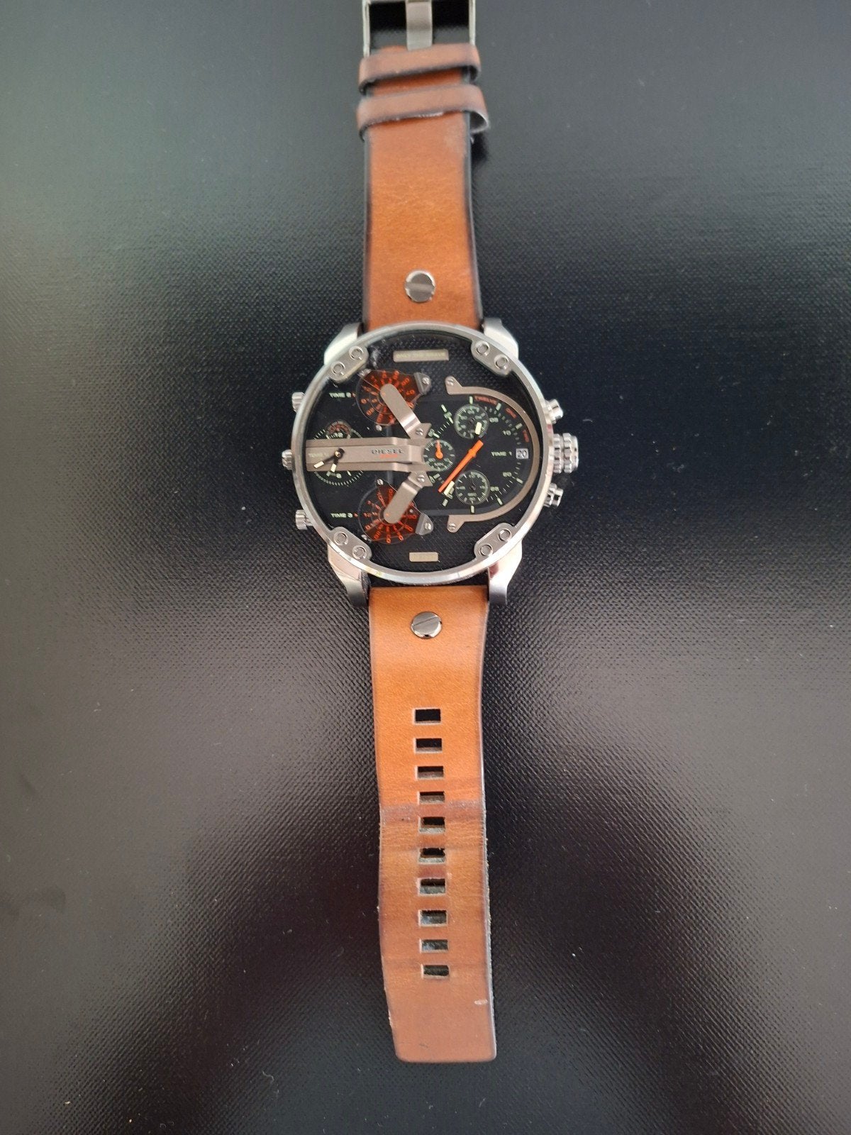 Diesel DZ 7332 Herenhorloge - Stoer en Stijlvol, Overige merken, Staal, Polshorloge, Ophalen of Verzenden