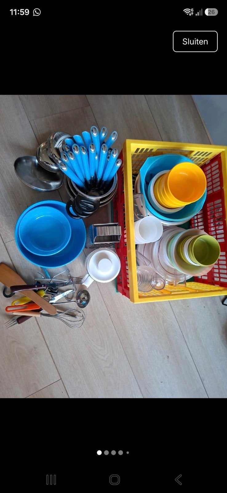 divers kampeergerei o.a. Mepal Tupperware, Ophalen of Verzenden, Gebruikt