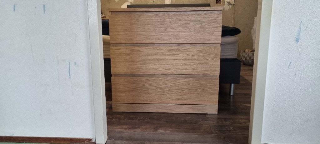 Tk Ikea Malm ladenkast, Ophalen, 50 tot 100 cm, Zo goed als nieuw, 3 of 4 laden