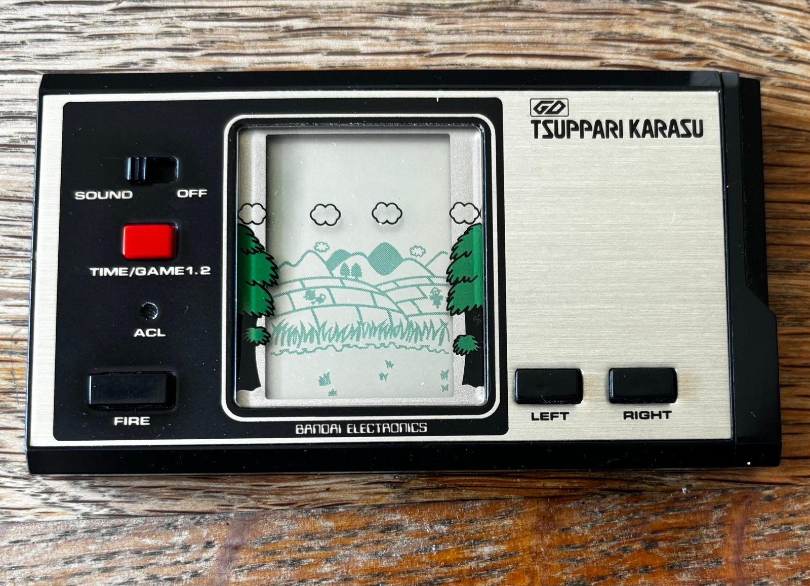 Bandai Electronics Tsuippari Karasu (Crazy Crows) LCD game, Ophalen of Verzenden, Overige merken, Gebruikt