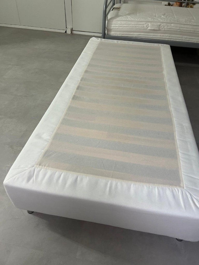 Boxspring 1persoons, Ophalen, Zo goed als nieuw, Tweepersoons, 90 cm
