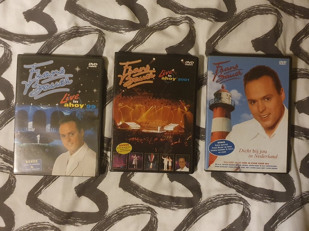 Frans Bauer DVD pakket, Alle leeftijden, Ophalen of Verzenden, Gebruikt, Concert