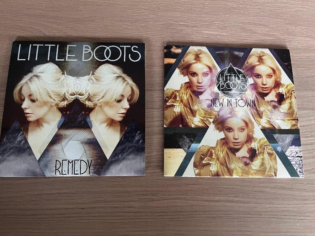 Little Boots - New in Town en Remedy - 7' vinyl single, Ophalen of Verzenden, Zo goed als nieuw, 12 inch