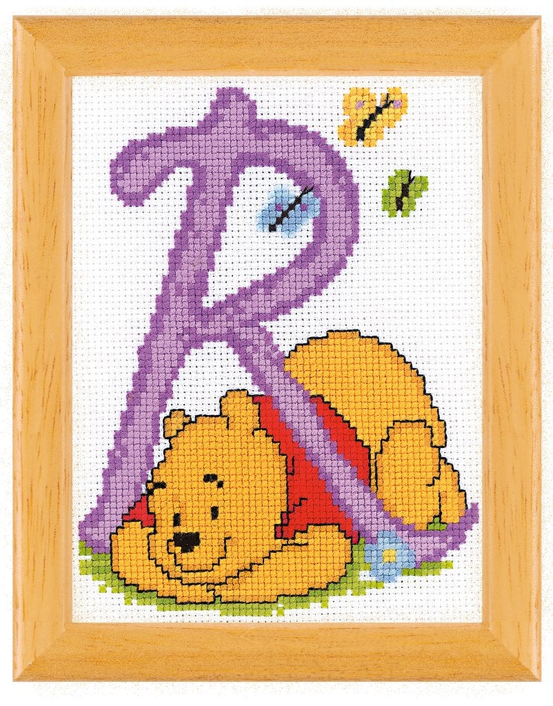 Borduurpakket Winnie de Pooh letter R 40868, ., Nieuw, Ophalen of Verzenden, .