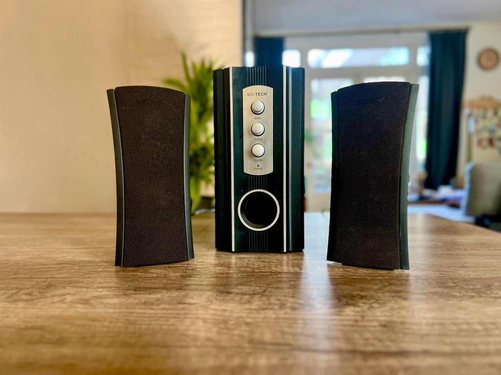 Speakerset, Ophalen of Verzenden, Zo goed als nieuw