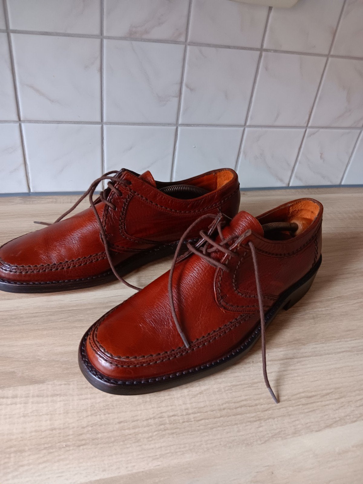 Van Lier herenshoenen maat 7,5, Bruin, Van Lier, Nieuw, Ophalen of Verzenden