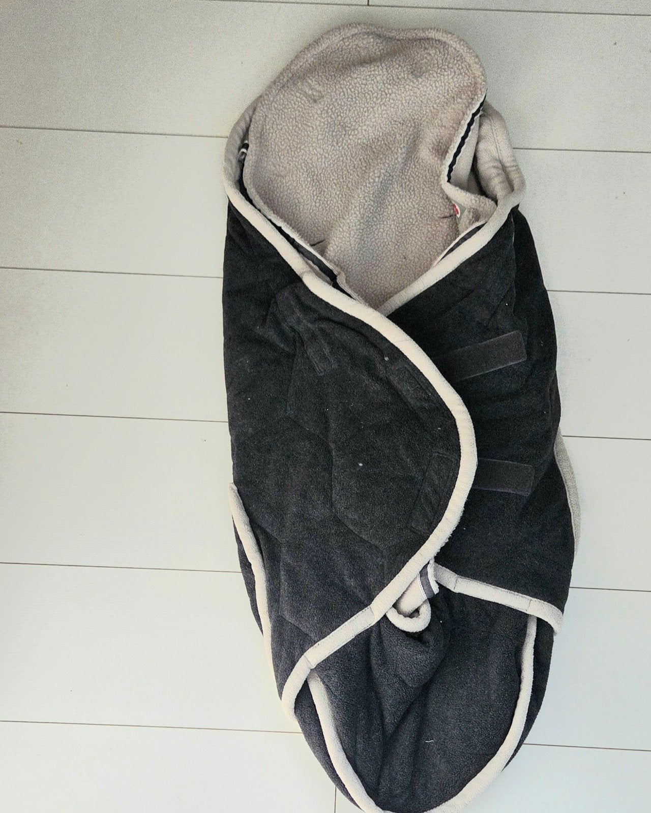 Lodger Wrapper fleece inbakerdoek/wikkeldeken grijs, Ophalen of Verzenden