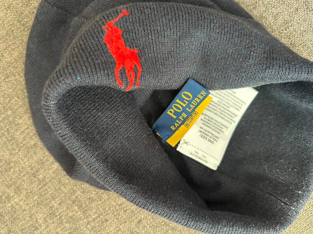 Ralph Lauren muts one size, Ophalen, Zo goed als nieuw, Overige maten, Muts